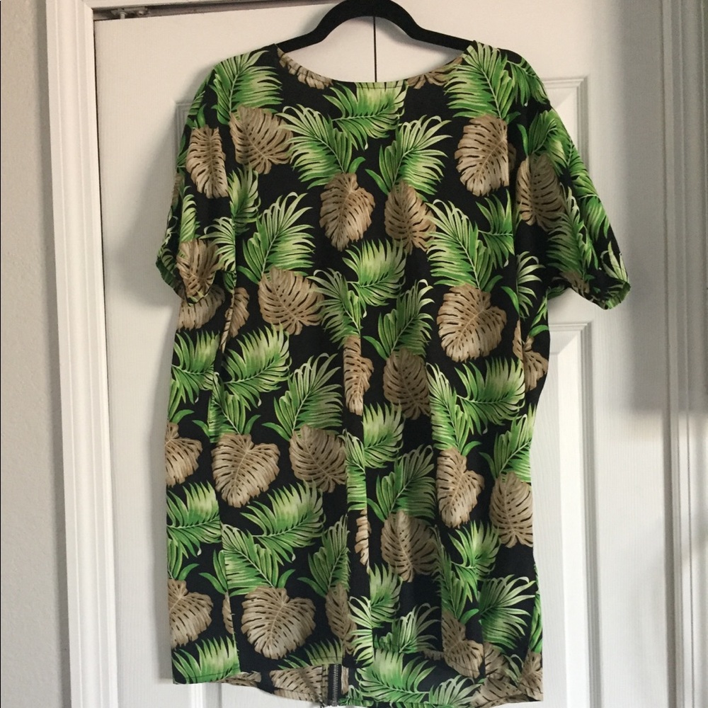 Palm tree mini dress